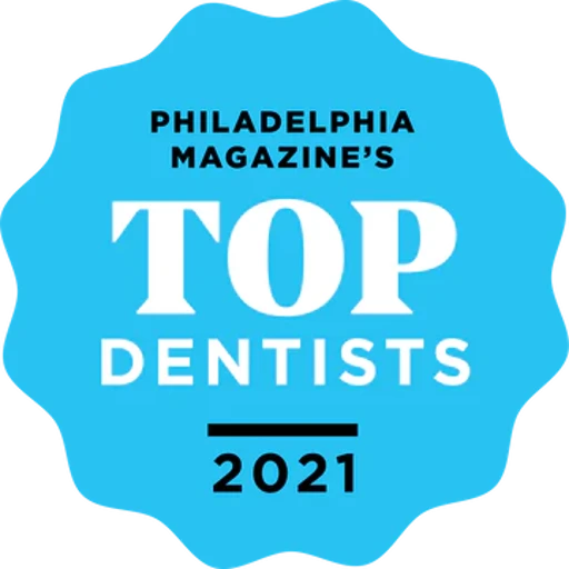 Top dentist in Philadelphia 2021 award